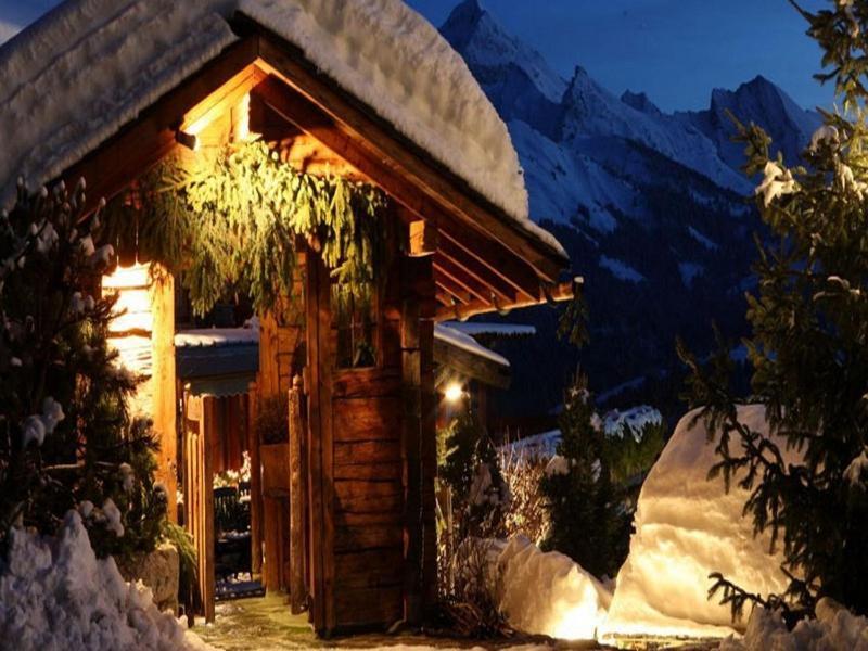 Les Chalets-Hôtel de la Croix-Fry Manigod Exterior foto